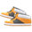 Basketball shoes's Orange variant