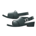Cross-Belt Sandals (Black) NH Icon.png