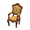 Elegant Chair (Brown - Gold Diamonds) NH Icon.png