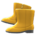 Velour boots's Mustard variant