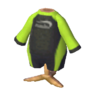 green wet suit
