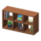 Open Wooden Shelves (Brown - Seaside Photo) NH Icon.png