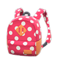 Polka-Dot Backpack (Pink) NH Storage Icon.png