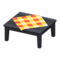Wooden Table (Black - Orange) NH Icon.png