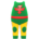 Wrestler uniform's Green variant
