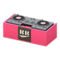 DJ's Turntable (Pink - Familiar Logo) NH Icon.png