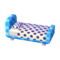 Polka-Dot Bed (Soda Blue - Grape Violet) NL Model.png