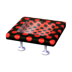 Polka-Dot Table (Pop Black - Pop Black) NL Model.png