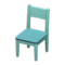 Simple Chair (Blue - Light Blue) NH Icon.png