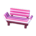 Stripe sofa's Pink stripe variant