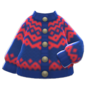 Yodel Cardigan (Navy Blue) NH Icon.png