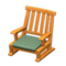 Artful Chair (Orange Wood - Deep Green) NH Icon.png