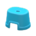 Bath stool's Blue variant