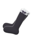 Frilly Knee-High Socks (Black) NH Icon.png