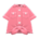 Front-Tie Button-Down Shirt's Pink variant