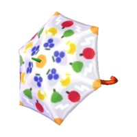 Fruit-panel umbrella