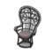 Peacock Chair (Black) NH Icon.png