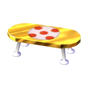 Polka-Dot Low Table (Gold Nugget - Red and White) NL Model.png