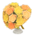 Heart-shaped bouquet's Yellow variant