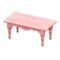 Ranch Tea Table (Pink - None) NH Icon.png