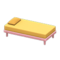 Simple Bed (Pink - Yellow) NH Icon.png