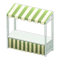 Stall (White - Green Stripes) NH Icon.png