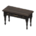Antique console table's Black variant