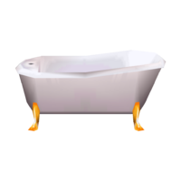 Claw-foot bathtub
