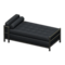 Cool Bed (Black - Black) NH Icon.png