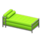 Cool Bed (Silver - Lime) NH Icon.png
