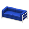 Cool Sofa (White - Blue) NH Icon.png