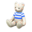 Mama Bear (Floral - Blue Stripes)