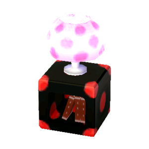 Polka-Dot Lamp (Pop Black - Peach Pink) NL Model.png