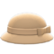 Bowler Hat with Ribbon (Beige) NH Icon.png