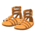Gladiator Sandals (Brown) NH Storage Icon.png
