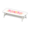 Nordic Low Table (White - Flowers) NH Icon.png