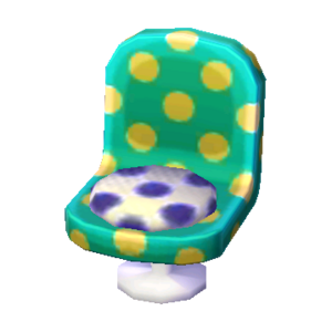 Polka-Dot Chair (Melon Float - Grape Violet) NL Model.png