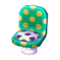 Polka-Dot Chair (Melon Float - Grape Violet) NL Model.png