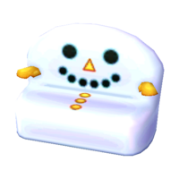 Snowman sofa