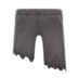 black torn pants