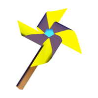 Yellow pinwheel