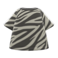Animal-Stripes Tee (Zebra) NH Icon.png