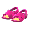 Cross-Belt Sandals (Pink) NH Storage Icon.png