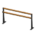 Safety railing's Dark brown variant