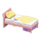 Sloppy Bed (Pink - Yellow) NH Icon.png