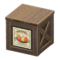 Wooden Box (Dark Brown - Fruits) NH Icon.png