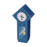 Blue clock