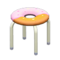 Donut Stool (White - Donut) NH Icon.png