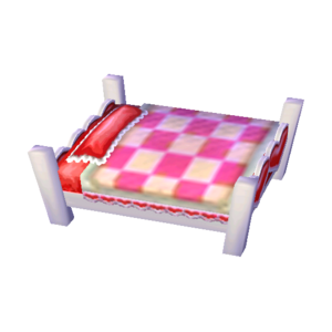 Lovely Bed (Pink and White - Pink and White) NL Model.png