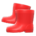 Rain boots's Red variant